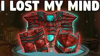 Я схожу с ума, создавая доспехи Ворона со Злым Глазом в игре The Forge на Roblox...