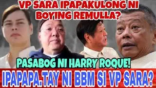 PASABOG NI ATTY. ROQUE! VP SARA IPAPAPA.TAY NI BBM? BOYING REMULLA IPAPAKULONG SI VP SARA?