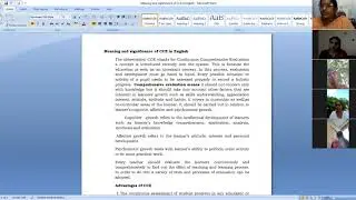 meaning & significance of CCE