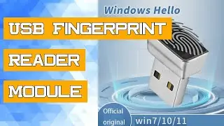 USB Fingerprint Reader Module Windows 7、8、10 、11 Hello, Biometric Scanner padlock Laptops & PC
