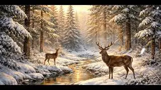 Relaxing Snowfall for Sleep, Study, Meditation & Stress Relief | Winter Snow Ambience