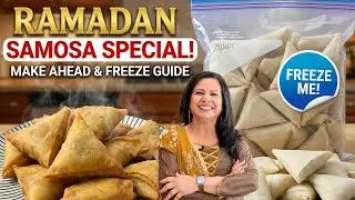 Ramadan 2026 Preparation! Samosas! How to Make and Store for Iftar Recipe in Urdu Hindi - RKK