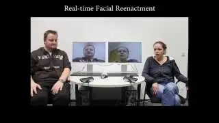 Real-time Expression Transfer for Facial Reenactment
