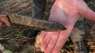 Survival Knife by RJ Bushcraft (J.O.A.T) medium sized heavy duty part 2 hardcore prying tests