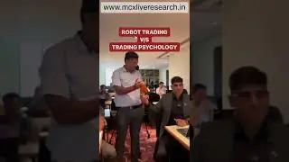 Trading psychology vs robot trading | Mcx Live Research |#banknifty #optionstrading #stockmarket
