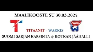 Maalikooste 30.3.2025: Titaanit – Warkis @ Kotkan jäähalli