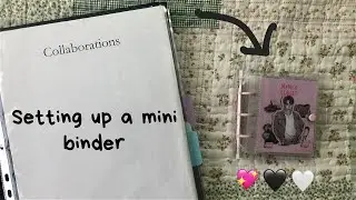 Moving BTS mini pcs to a mini binder ʕ&bull;́ᴥ&bull;̀ʔっ