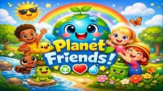 Planet friends 🌎l Fun Eco Song for Kids l Learn to Care for the Earth