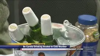 Dangers of drinking alcohol in cold weather