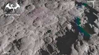 Cratered Moon Like Surface - Short Animation Test