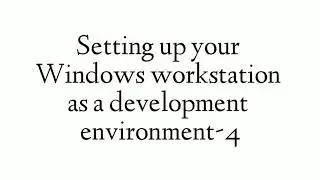 Text Editors and Ide's