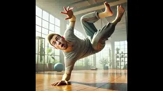 Lustiger Acrobatic Yoga Fail