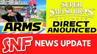 Super Smash Bros Ultimate Direct Presentation With ARMS Fighter Pass DLC Announced for Monday!