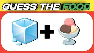 Guess The Food Challenge | Fun Emoji Puzzle Game | Ice Cream Riddle