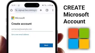 How to Create Microsoft Account in mobile phone | microsoft account create