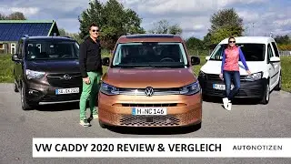 VW Caddy 5 (2020): Vergleich mit Vorgänger und Opel Combo + Review, Test, Fahrbericht
