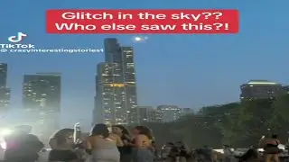 Double moon glitch caught over chicago