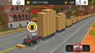 Fs18 Unlimited Hay Square Bales ! Fs 18 Collect Straw | Timelapse #fs18