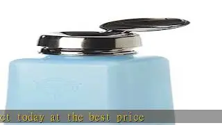 Solvent Dispenser ESD safe, Static dissipative, Blue Bottle with Anti-splash Pump Average surface r