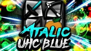 Texture Pack -Atelic UHC Blue《0.16.2 & 1.2》|@GalletinUwU MCPE