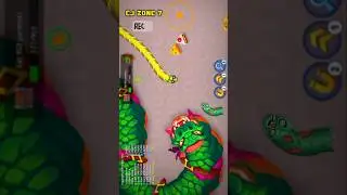 Worms Zone Snake Game Video 🐍 #wormszone #wormateio #wormszoneio #snake #snakegame