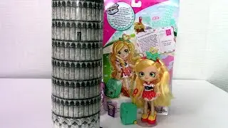 Shopkins Season 8 World Vacation Spaghetti Sue Shoppie & Leaning Tower of Pisa Unboxing Toy Review
