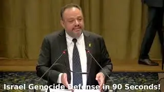Israel Genocide Defense in 90 Seconds!