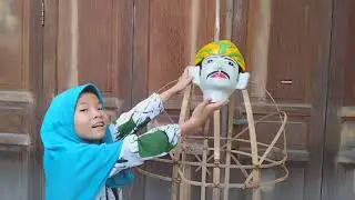 Membuat Ondel Ondel Dari Bambu