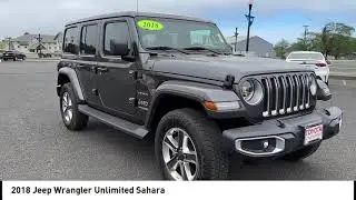2018 Jeep Wrangler Unlimited Used Granite Crystal Metallic Clearcoat Black NEWPORT OREGON PRE_OWNED