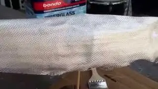 Scratchbuilding a model boat hull #3