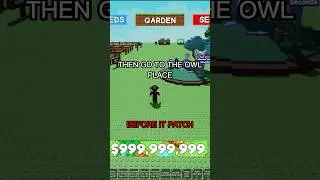 OMG HOW TO GET 1B MONEY GLITCH IN GROW A GARDEN FAST BEFORE IT GET PATCHED