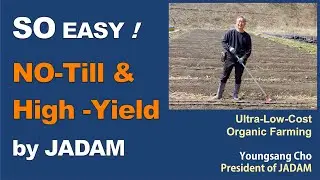 SO EASY! NO-Till & High-Yield Technology by JADAM. Organic Farming