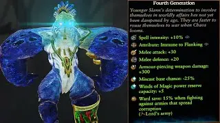 Something's Very Wrong with the 4th Generation Slanns added in Warhammer3 6.3 Patch Lizardmen Update