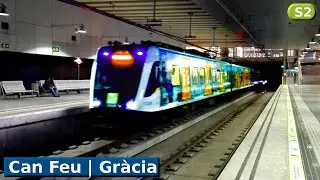 Can Feu | Gràcia S2 : FGC Барселона ( UT 113 - 112 )