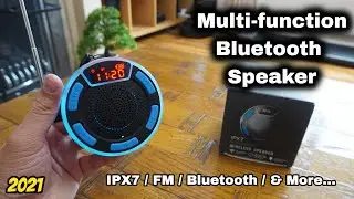F013 Pro IPX7 wireless Speaker review for youtube v1