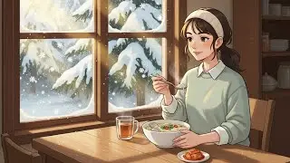 Quiet Snowy Days at Home | Cozy Cooking & Peaceful Solo Life | Ghibli-Style ASMR