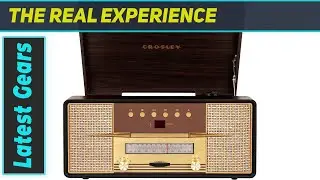Immerse Yourself in Vintage Vibes with the Crosley CR7016A-MA Rhapsody Entertainment Center!
