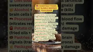 🧠 The Worst Foods for Brain Health After 50