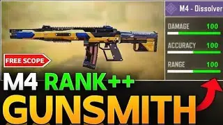 M4 DISSOLVER MELTS LOBBIES 💛 &bull; Best M4 Loadout for Ranked COD Mobile