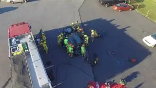 Vehicle Rescue Training from a drones' perspective - Paradise Leaman Place