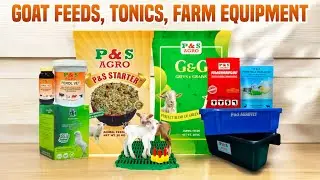 All Types of Goat & Sheep Feeds, Tonics, Supplements & Farm Equipment | P&S Agro