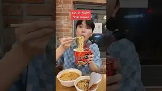 Top 3 Sales Korean Cup-noodles 🍜#ramen #koreanfood