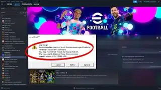 Fix eFootball 2027 Error Your Video Card Does Not Meet The Required Specifications (GPU VRAM 4GB)