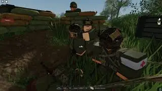 WW2 Soldier dealing with tragic loss roblox milsim 4k historical footage