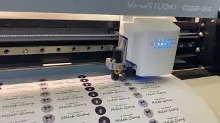 Roland versaSTUDIO GS2-24 Print & Cut using crop-marks (registration marks)
