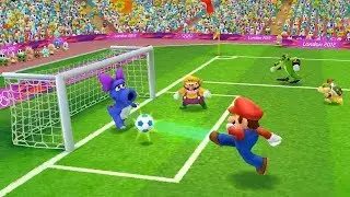 Mario & Sonic At The London 2012 Olympic Games Football Sonic, Mario, Bowser and Vector