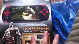 God of War Ghost of Sparta Red and Black PSP Unboxing
