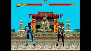 Mortal Kombat II Unlimited - (Mega Drive) - HACK - Все фаталити/бруталити и дружба