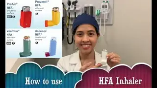 How to use HFA inhalers in asthma, COPD| C&aacute;ch d&ugrave;ng b&igrave;nh xịt HFA cho bệnh hen, COPD