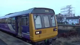 Northern Sprinter and Pacer Railbus trains at Ashton-under-Lyne station